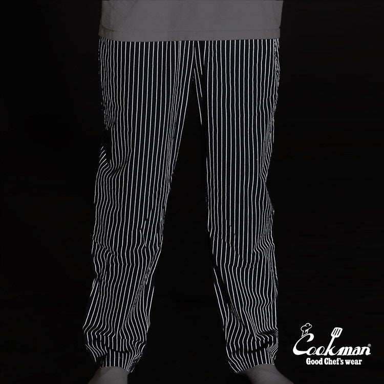 Cookman Chef Pants - Reflective Stripe : Navy