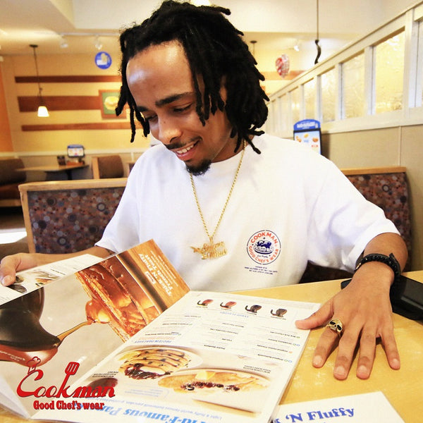 Cookman T-shirts - Pancake : White